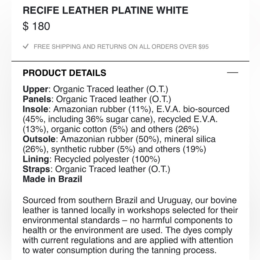 💛NWT WOMENS RECIFE LEATHER PLATINE WHITE SNEAKERS SIZE 40 - Picture 6 of 14